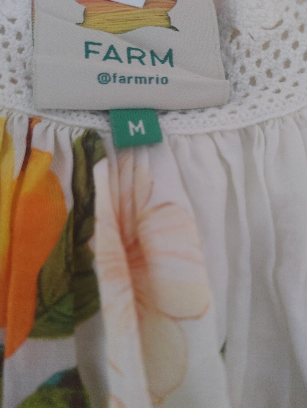 Farm Rio Off White Cashew Mini Dress - Picture 8 of 8